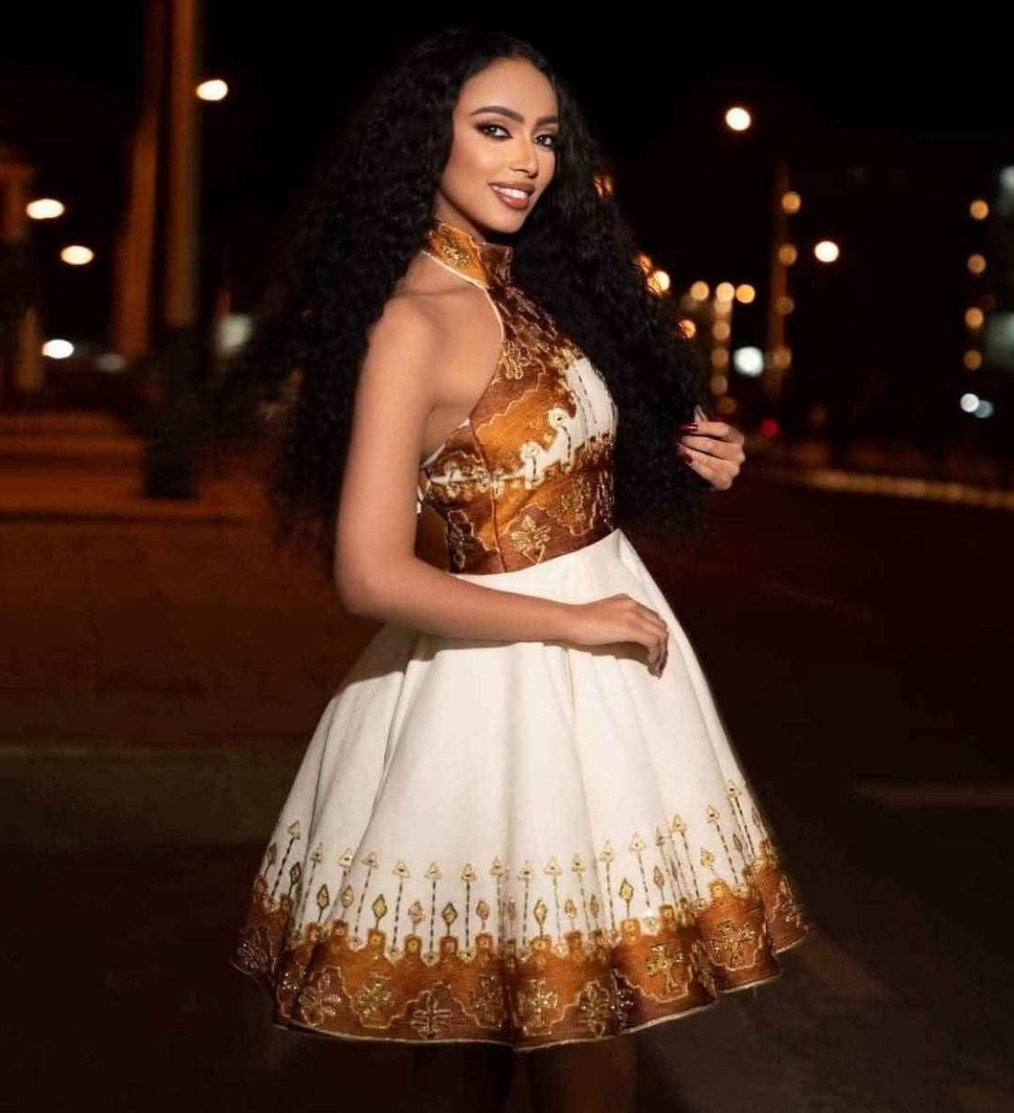 Short Ethiopian cultural clothing